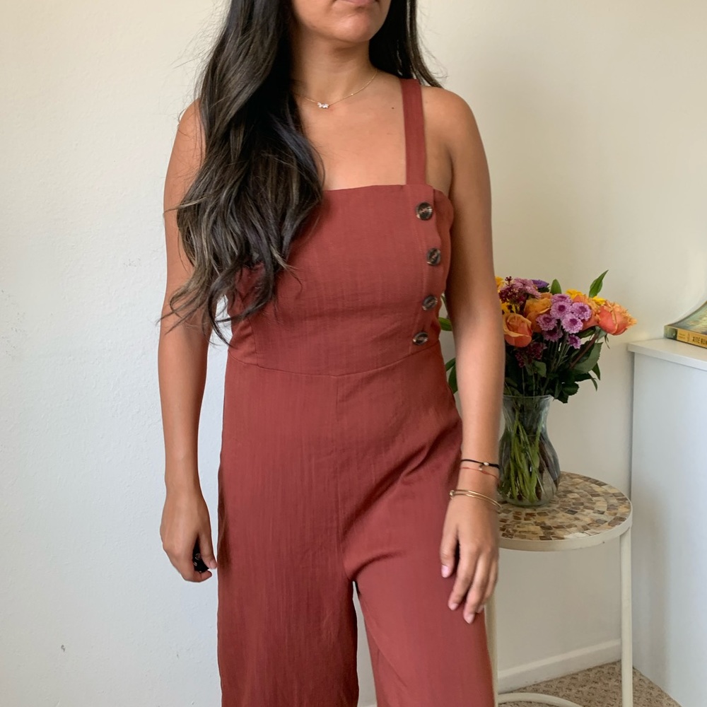 Burnt Orange / Maroon Jumper